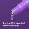 imageHero Cosmetics Dark Spot Correct SpotFading 15 Vitamin C and Hyaluronic Acid Serum Improves the Look of Post Blemish Marks in 7 Days Twist Applicator and Rollerball Tip for Easy Application 10mL