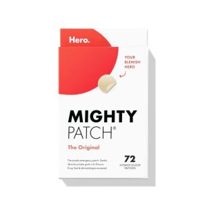 imageMighty Patch Original patch from Hero Cosmetics  The 1 Hydrocolloid Acne Pimple Patch for Shrinking Zits and Whiteheads in 1 use Nighttime Spot Stickers for Face and Skin 36 Count72 Count Pack of 1
