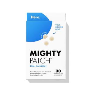 imageMighty Patch Mini Invisible Patches  XSmall Daytime Hydrocolloid Acne Pimple Patches for Covering Zits amp Blemishes Blends Into Skin amp Barely There 30 Count 10mm Patch